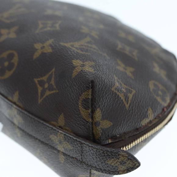 LOUIS VUITTON Monogram Trousse Demi Ronde Cosmetic Pouch M47520 LV Auth 76246 - Picture 14 of 16